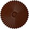 Ekena Millwork Shakuras Ceiling Medallion (For Canopies up to 5 3/4"), 33 7/8"OD x 2"P, Burnished Mahogany Crackle CM34SHBMC - alternate 1